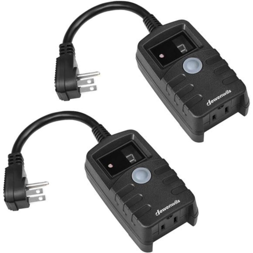 Light Timer Outdoor Weatherproof,Countdown Photocell SensorTimer with Electrical